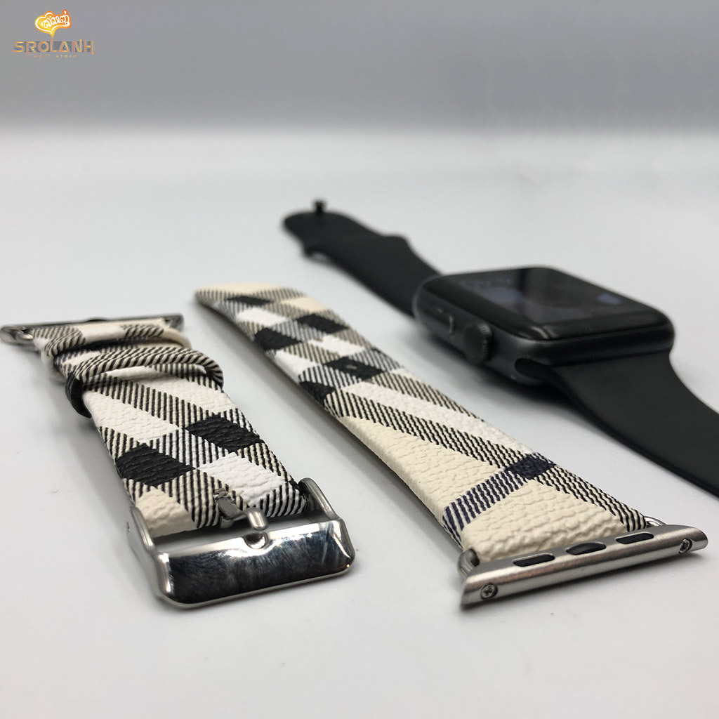 Smart watchband LV leather for 38/40mm