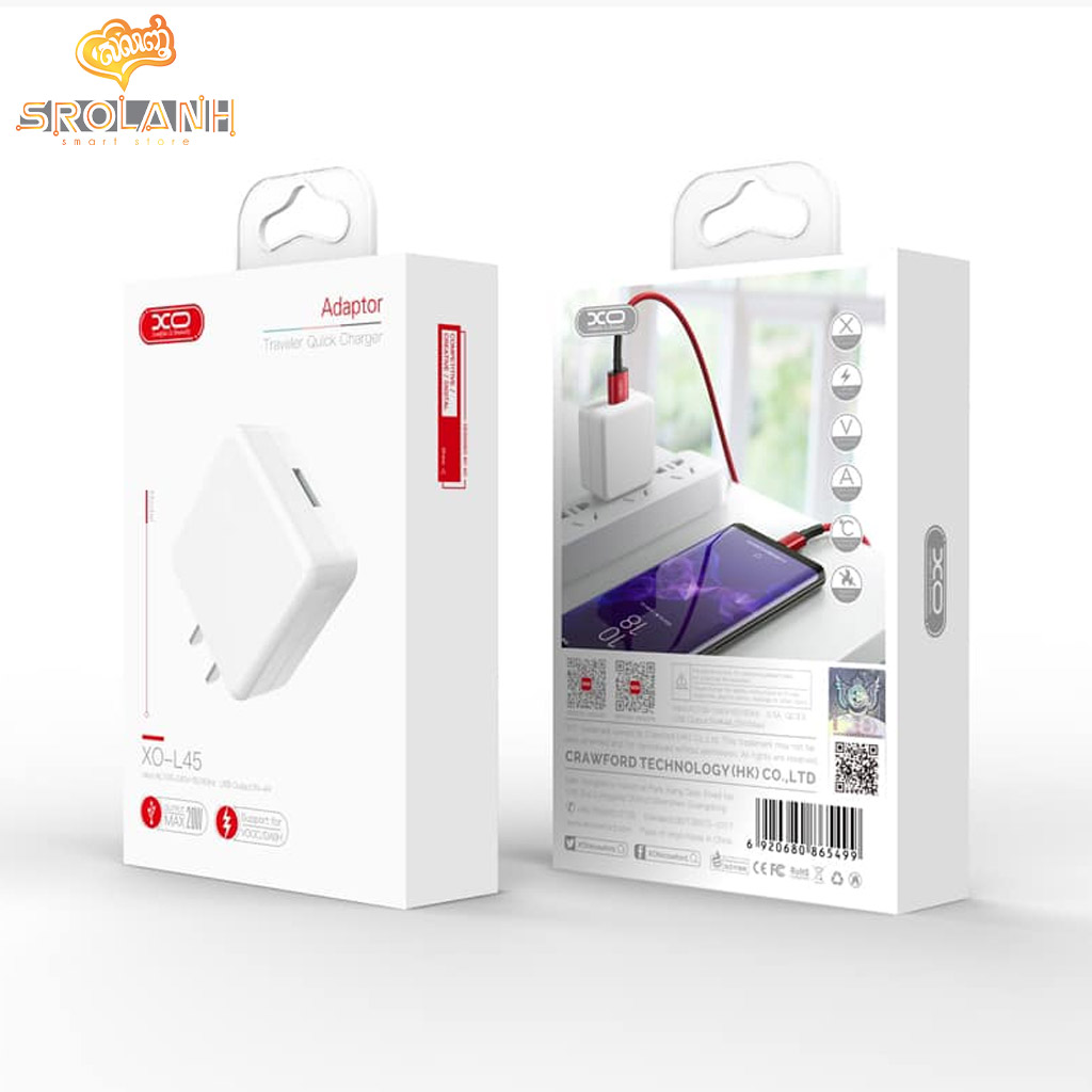 XO OPPO 20W Fast Charger L45