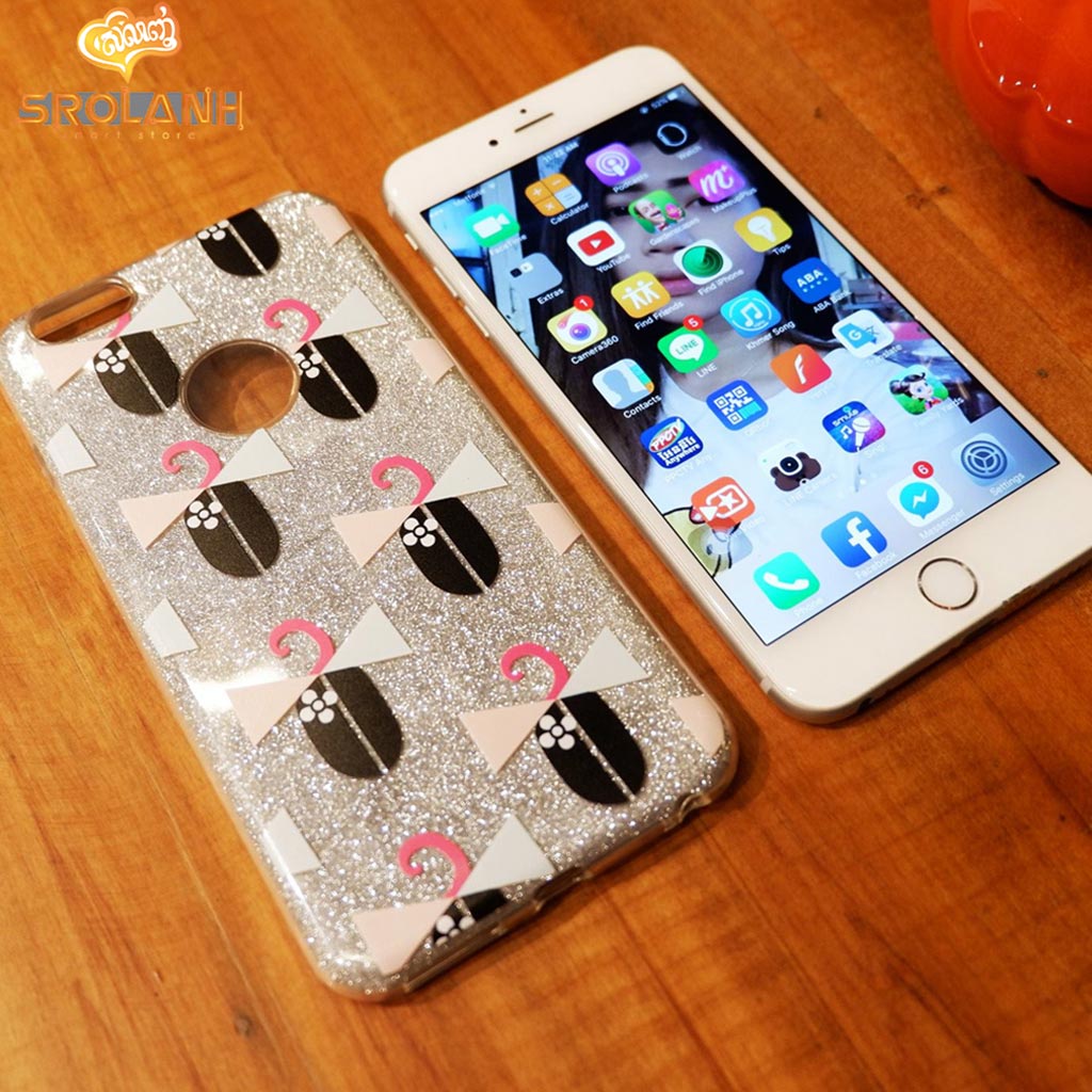 Remax Play glitter case for iphone 6s/Plus-QL-QW09