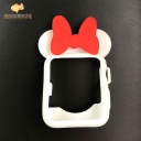 Red butterfly silicone protective cover for Apple watch 38mm