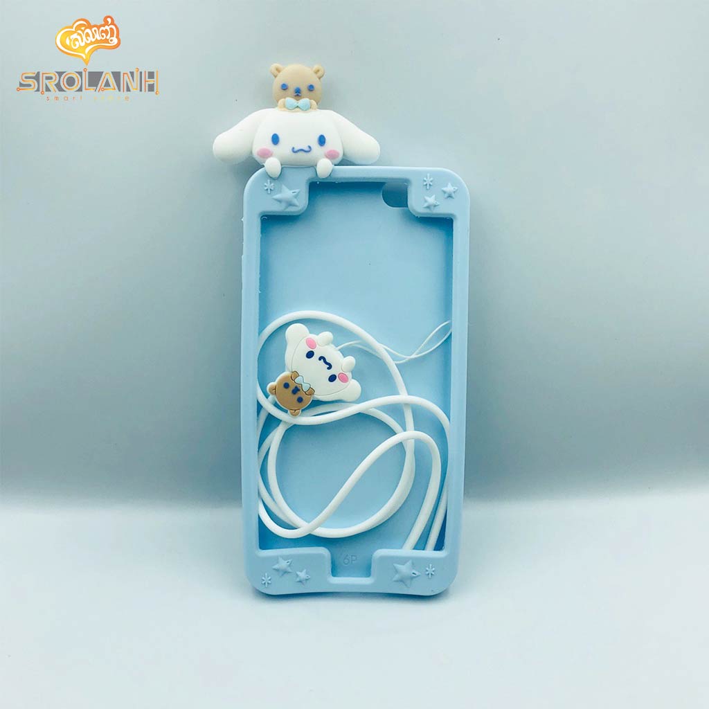 Cartoon Soft Case with lanyard Cinnamoroll for Iphone 6/6s plus