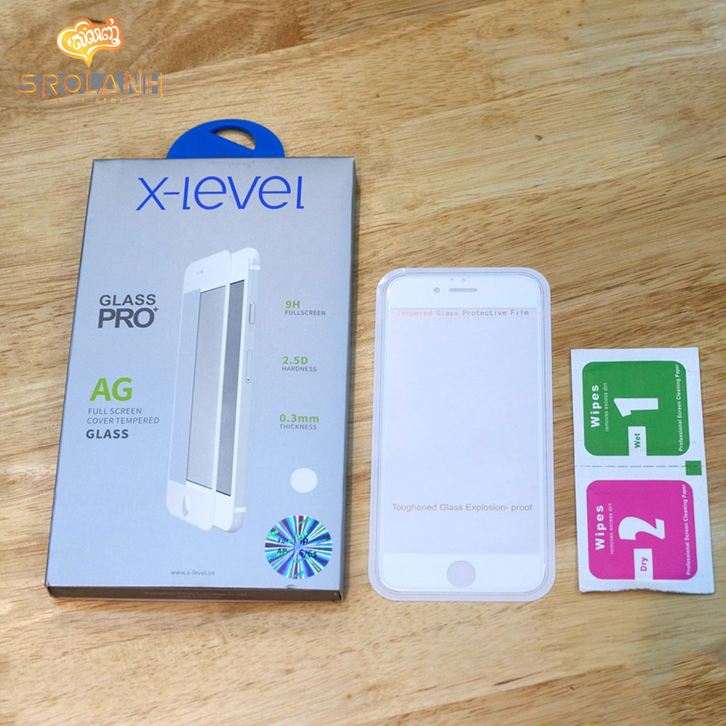 X-level AG Full screen cover temperted glass for iphone6
