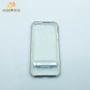 Crystal hybrid mental kickstand for iPhone 5