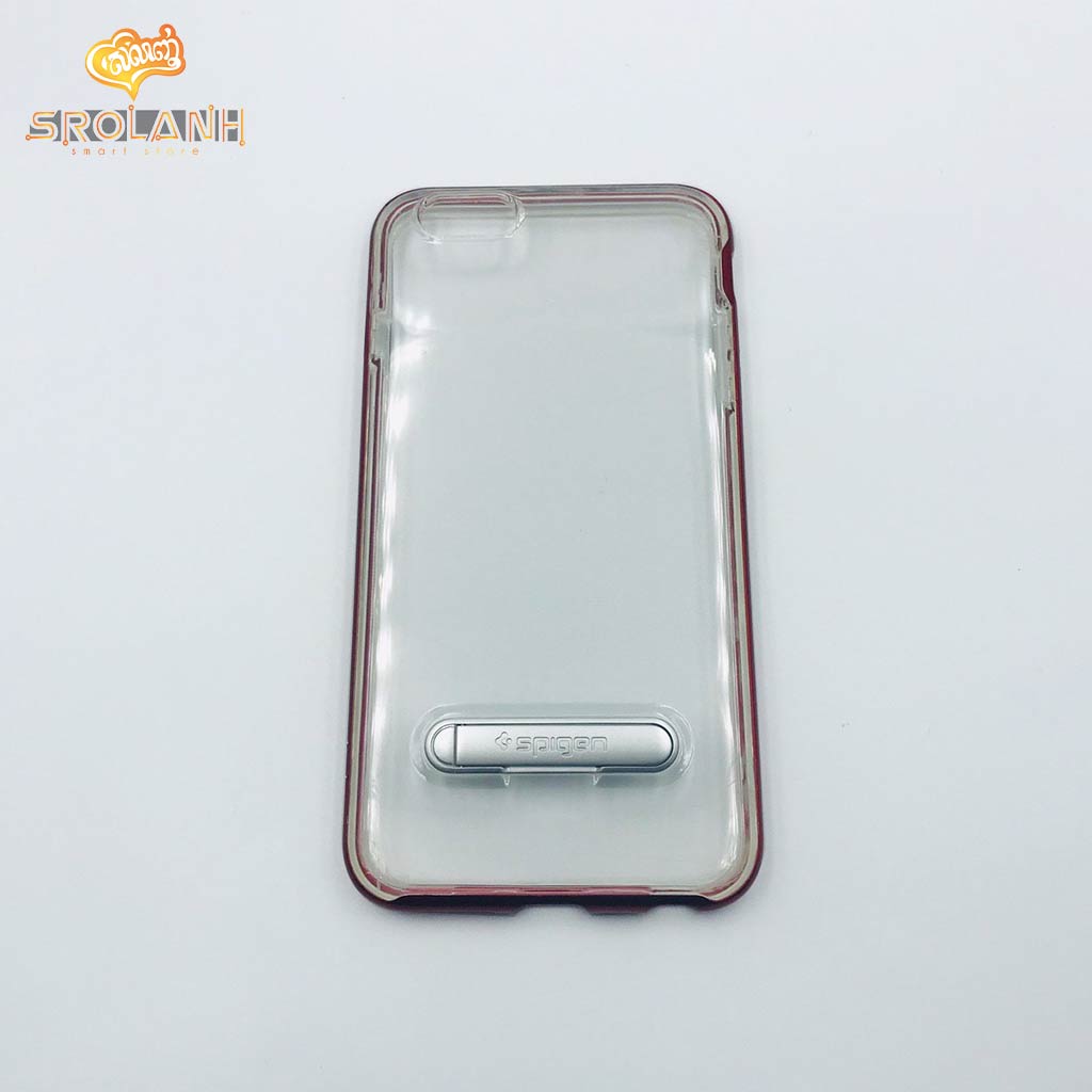 Crystal hybrid mental kickstand for iPhone 6/6S Plus