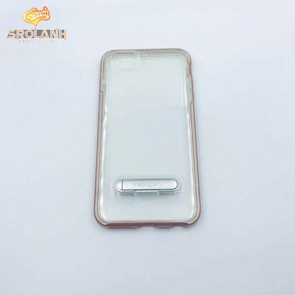 Crystal hybrid mental kickstand for iPhone 6/6S Plus