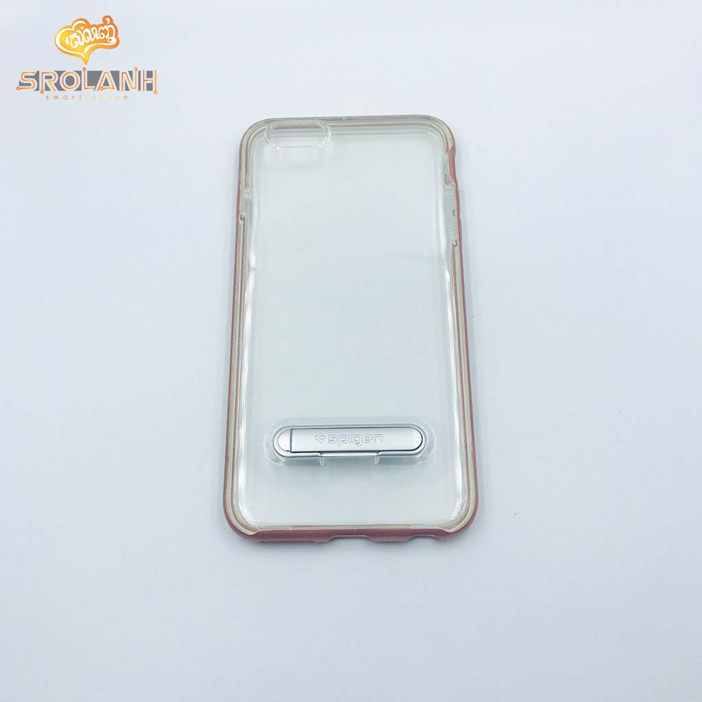 Crystal hybrid mental kickstand for iPhone 6/6S Plus