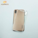 Coblue 360 Giltter glass &amp; case 2 in 1 for iphone X