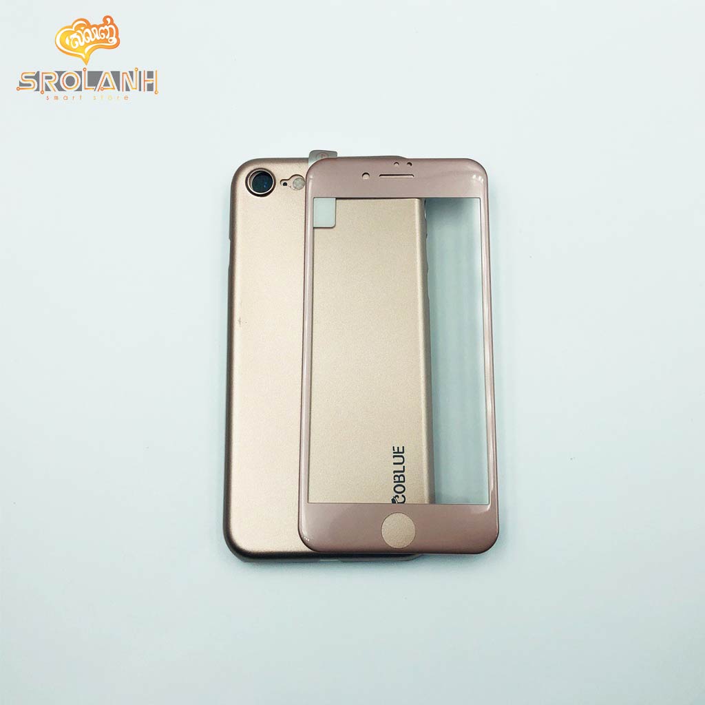 Coblue 360 glass & case 2 in 1 for iphone 7/8