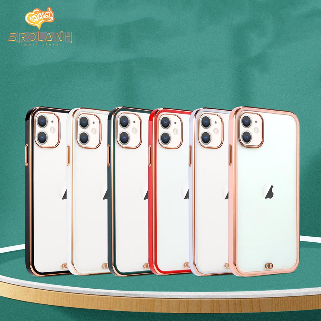 LIT The Two-Color Plating Straight Phone Cover for iPhone12 Pro Max 6.7 PTPI67-01