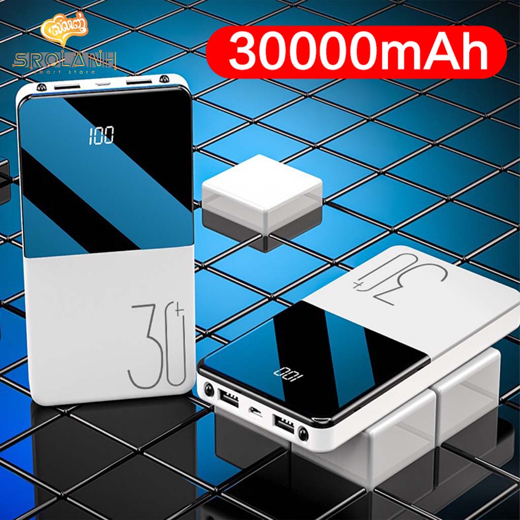 LIT The Simplicity-Style Power Bank With LED 30000mAh POWSL-A02