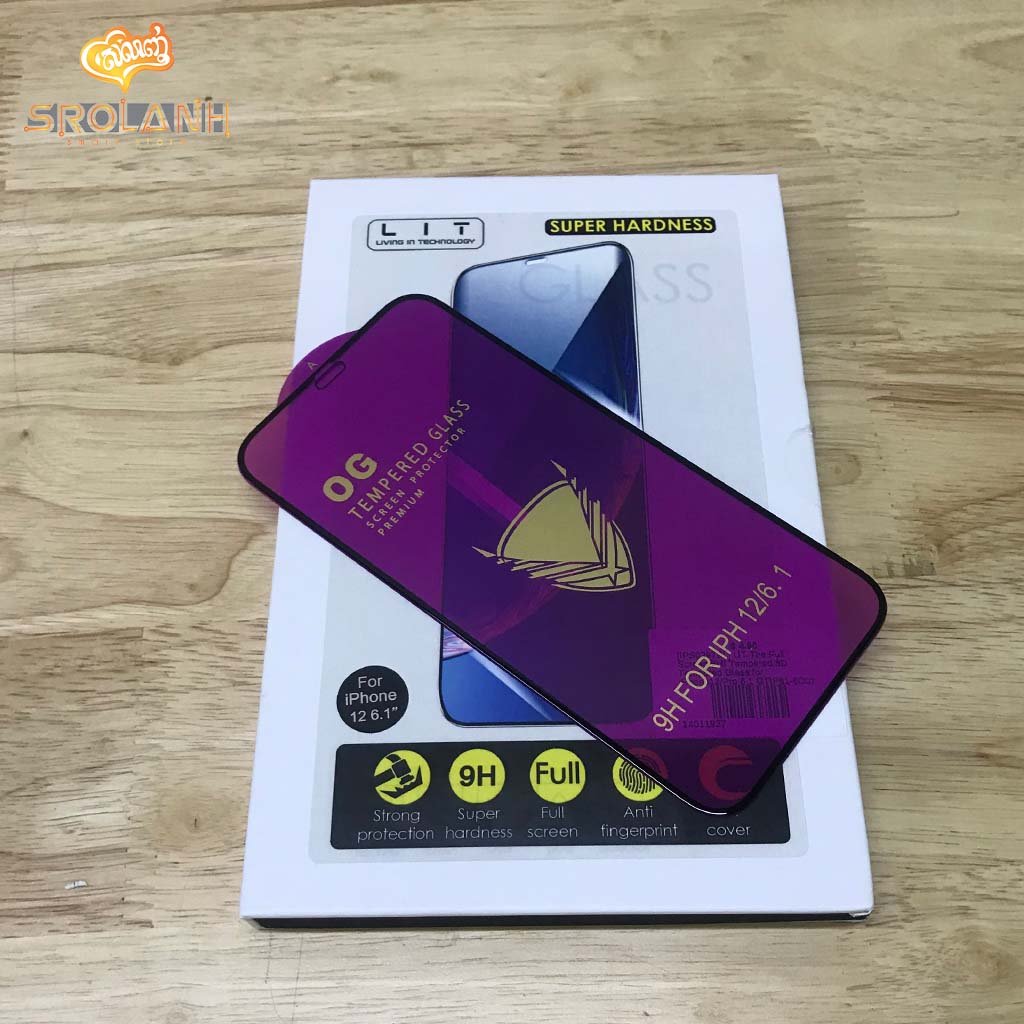 LIT The Full Screen Full Tempered 6D Tempered Glass for iPhone12/Pro 6.1 GTIP61-6D01