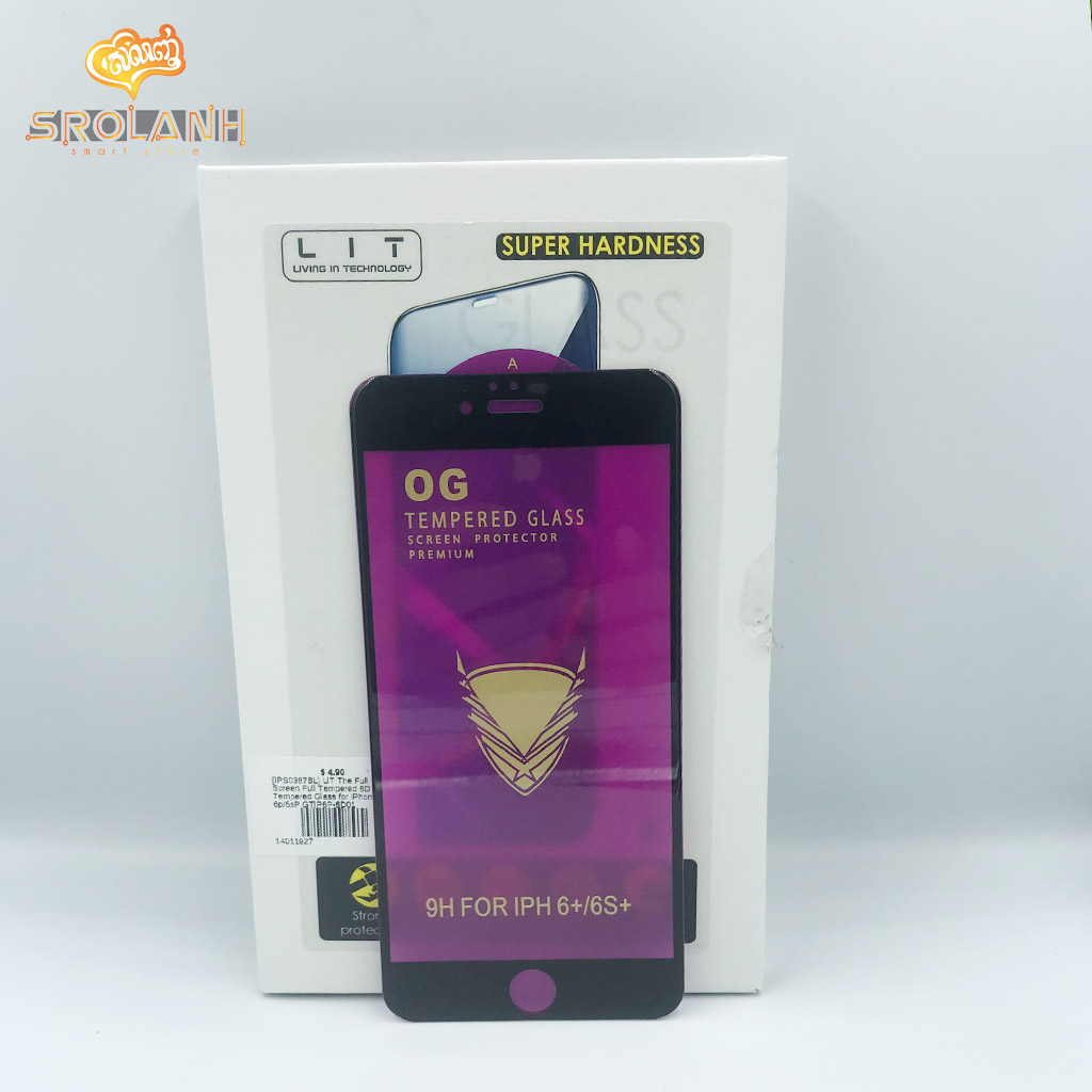 LIT The Full Screen Full Tempered 6D Tempered Glass for iPhone 6p/6sP GTIP6P-6D01