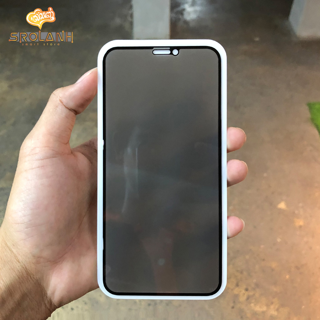 LIT The Full screen Anti-peeping 6D tempered glass GTIPXS-AT01 for iPhone X/XS