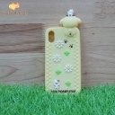 Cartoon Soft Case with lanyard Pompompurin for iphone X