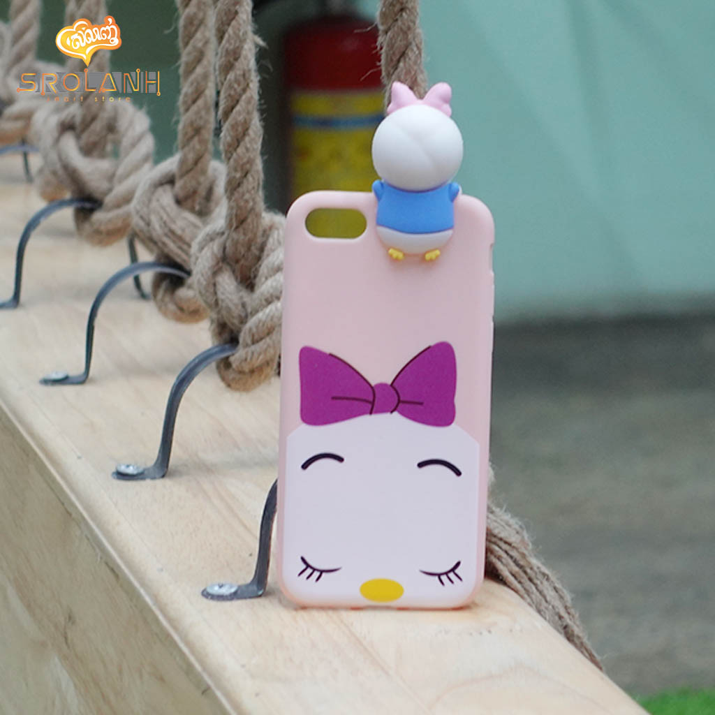 Super shock absorption case white head pig girl for iphone 7