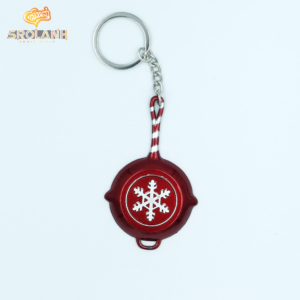 Keychain PUBG Pan with Snowflake