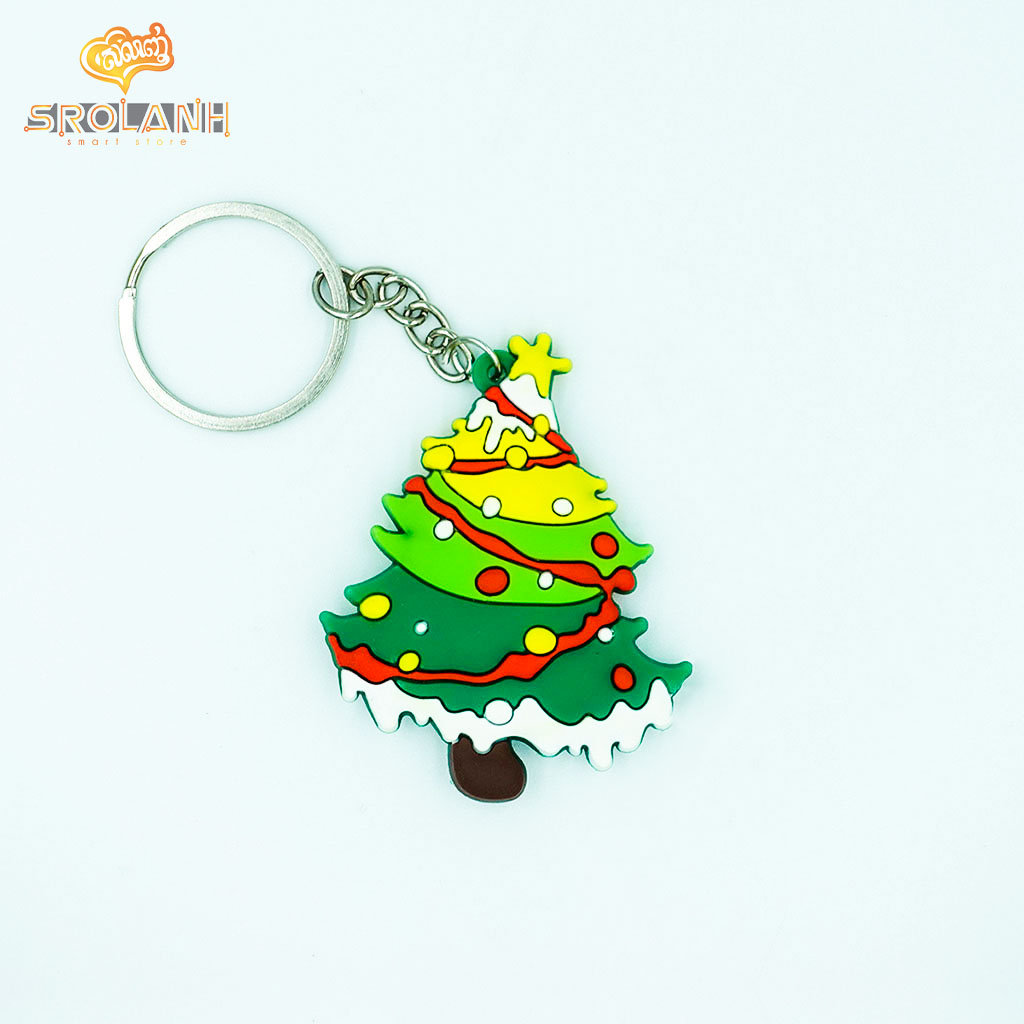 Keychain Christma PVC Chrisma Tree