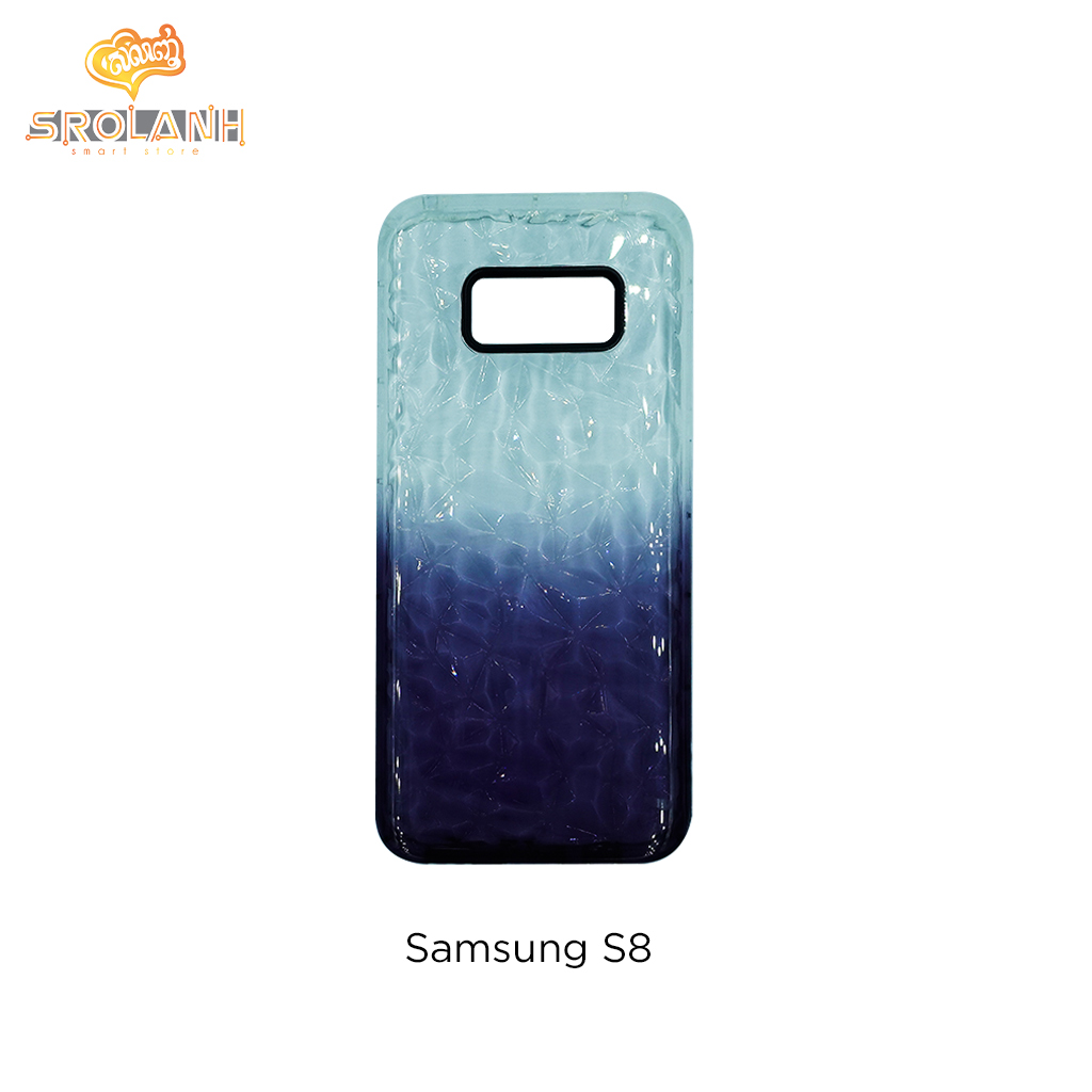 Fashion case crystal style with two color for Samsung S8