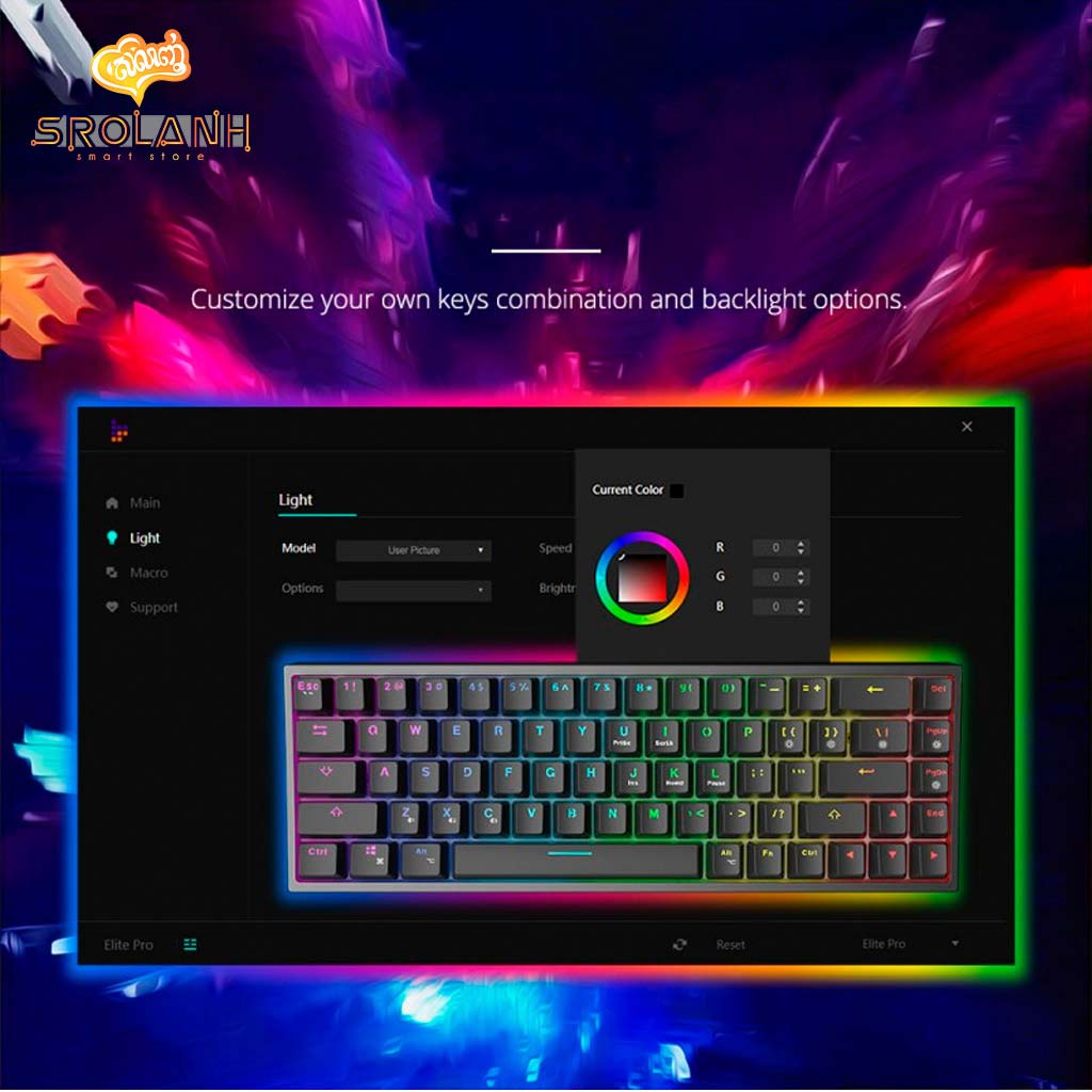 TRONSMART Elite 2.4Hz Bluetooth Wireless Mechanical Gaming Keyboard