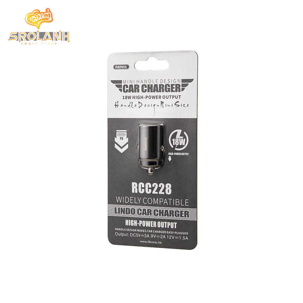 REMAX Lindo Series PD18W Car Charger RCC-228