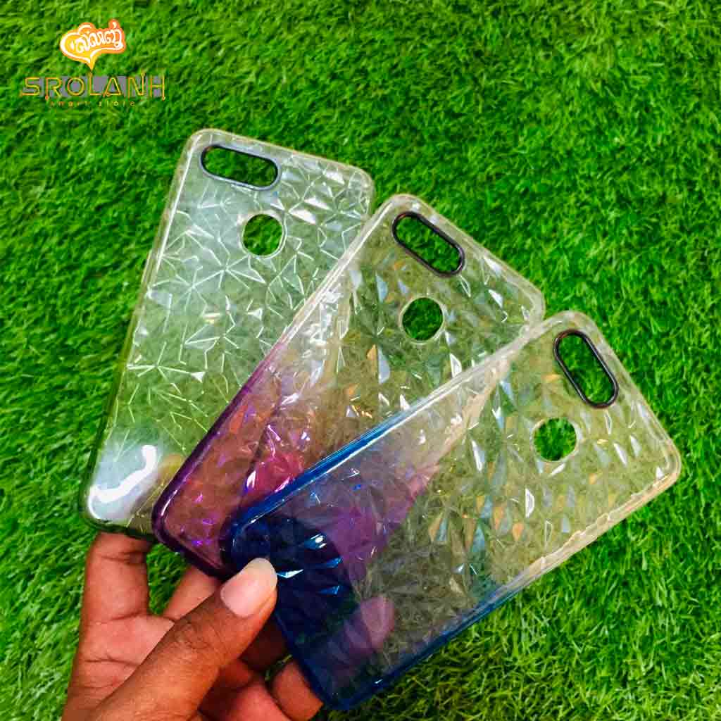 Fashion case crystal style with two color Oppo F9