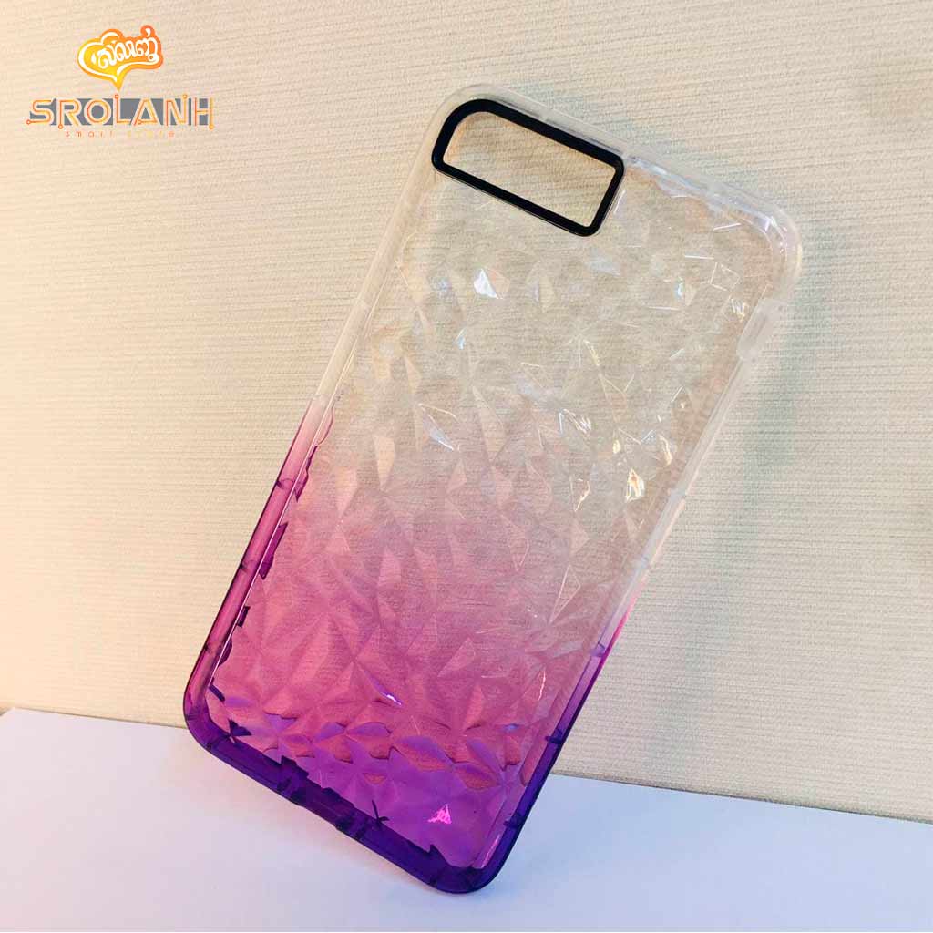 Fashion case crystal style with two color for iPhone 7/8 Plus