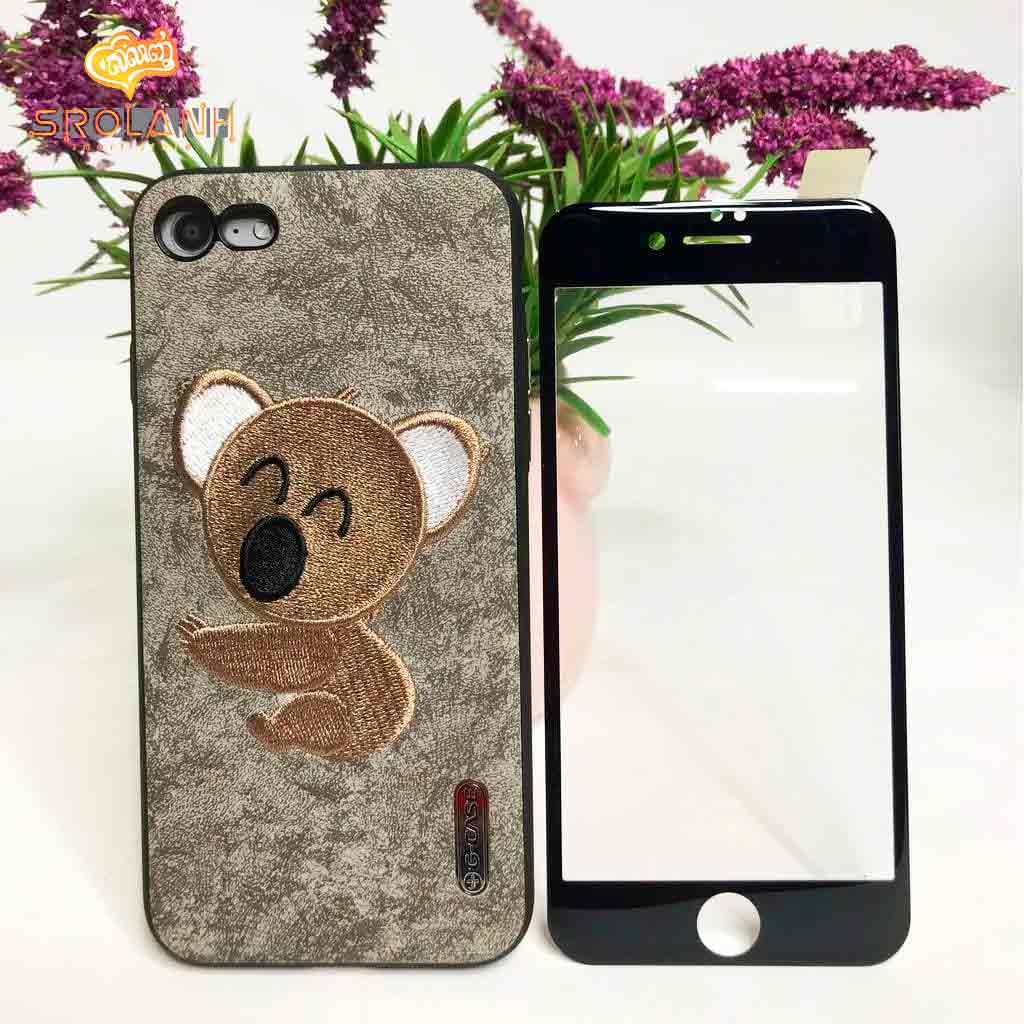 G-Case Cute Series-couple Koala For Iphone 7/8-Gray