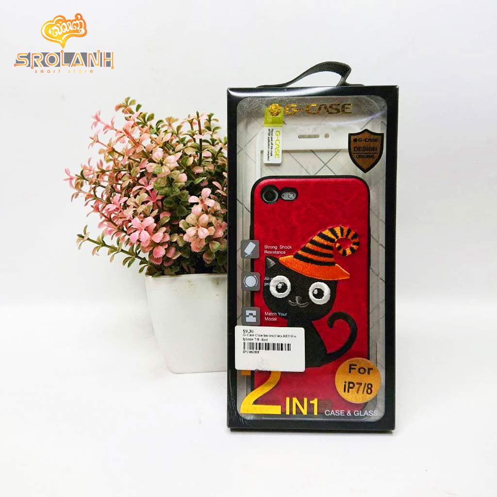 G-Case Cute Series(Cat)-RED For Iphone 7/8
