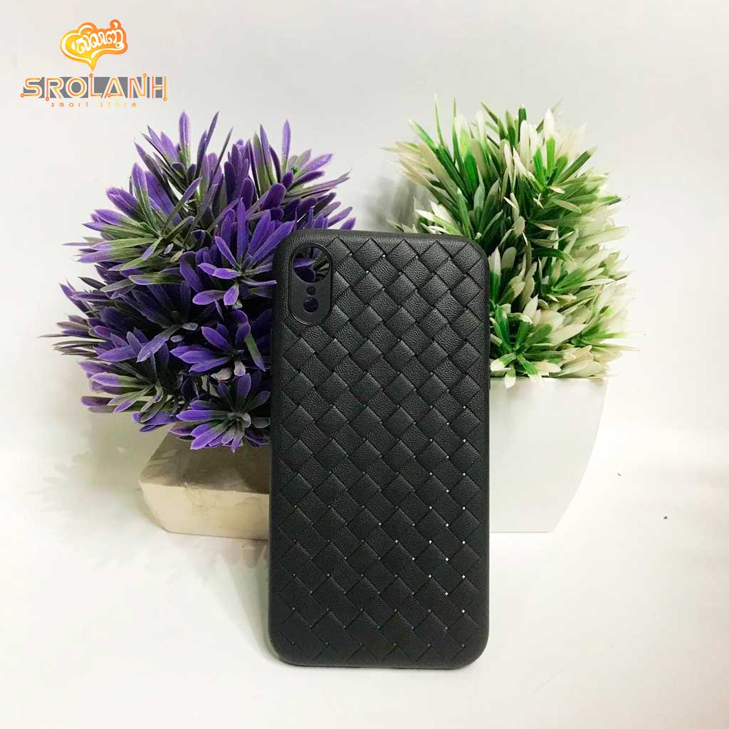 XO Chanyi serise BV woven pattern TPU case with lanyard hole for iPhone XR
