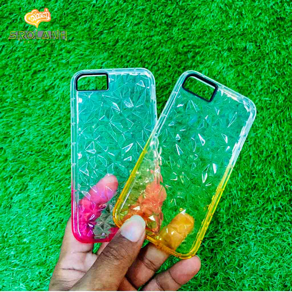 Fashion case crystal style with two color for iPhone 7/8