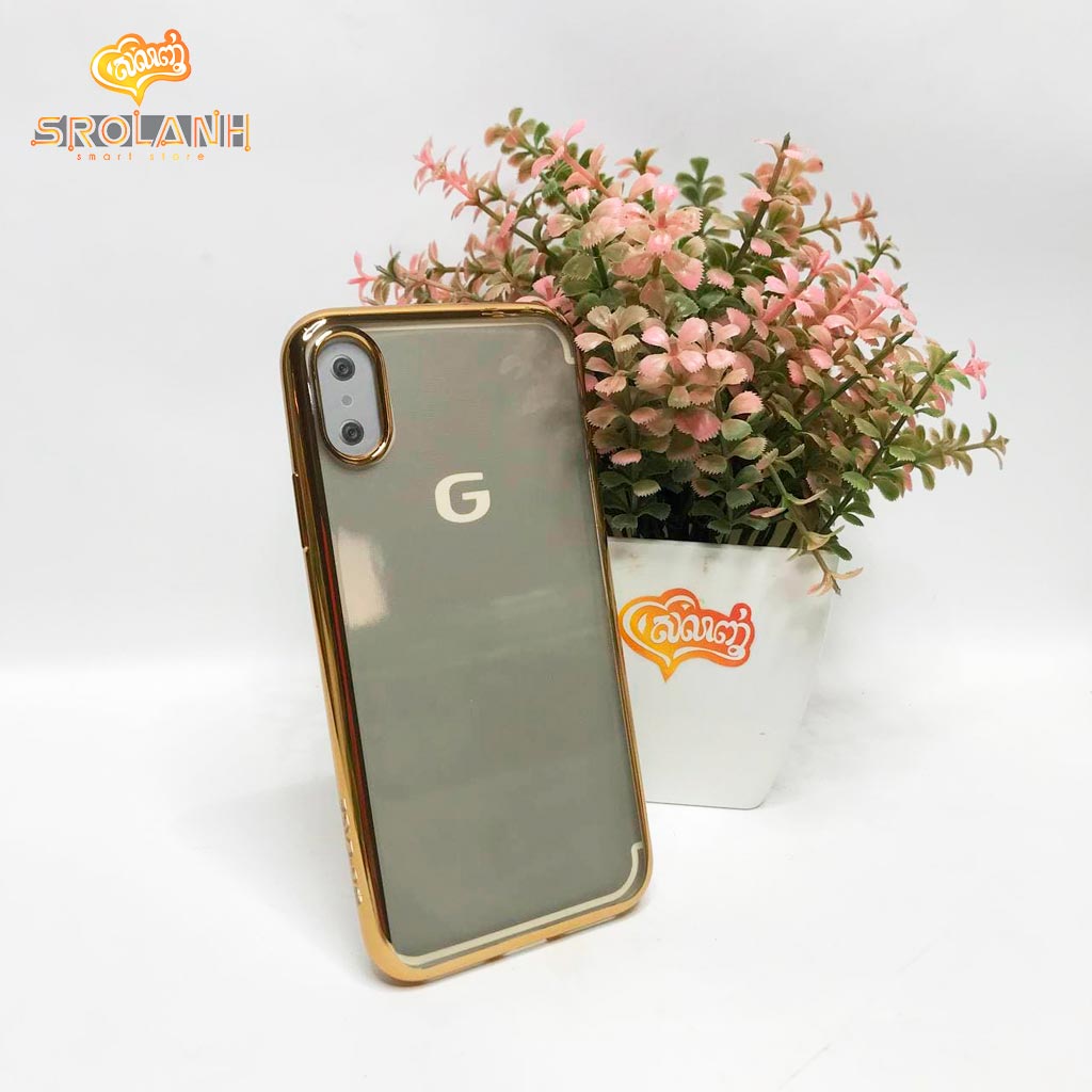G-Case Plating TPU Series-GLD For Iphone X