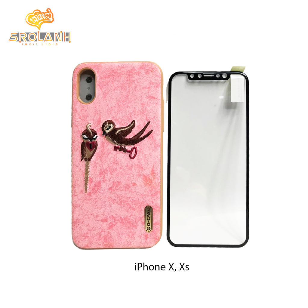 G-Case Cute Series-couple birds For Iphone X