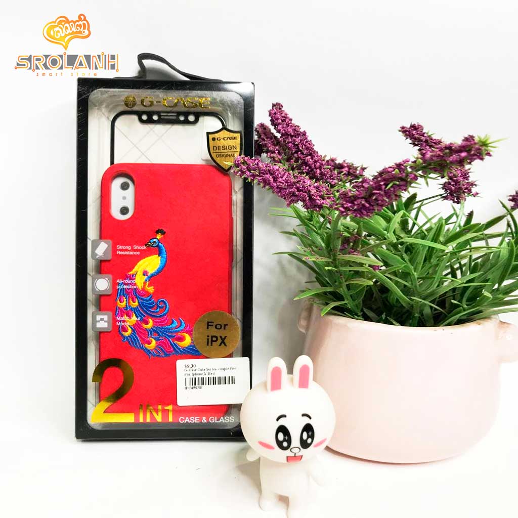 G-Case Cute Series-couple birds For Iphone X