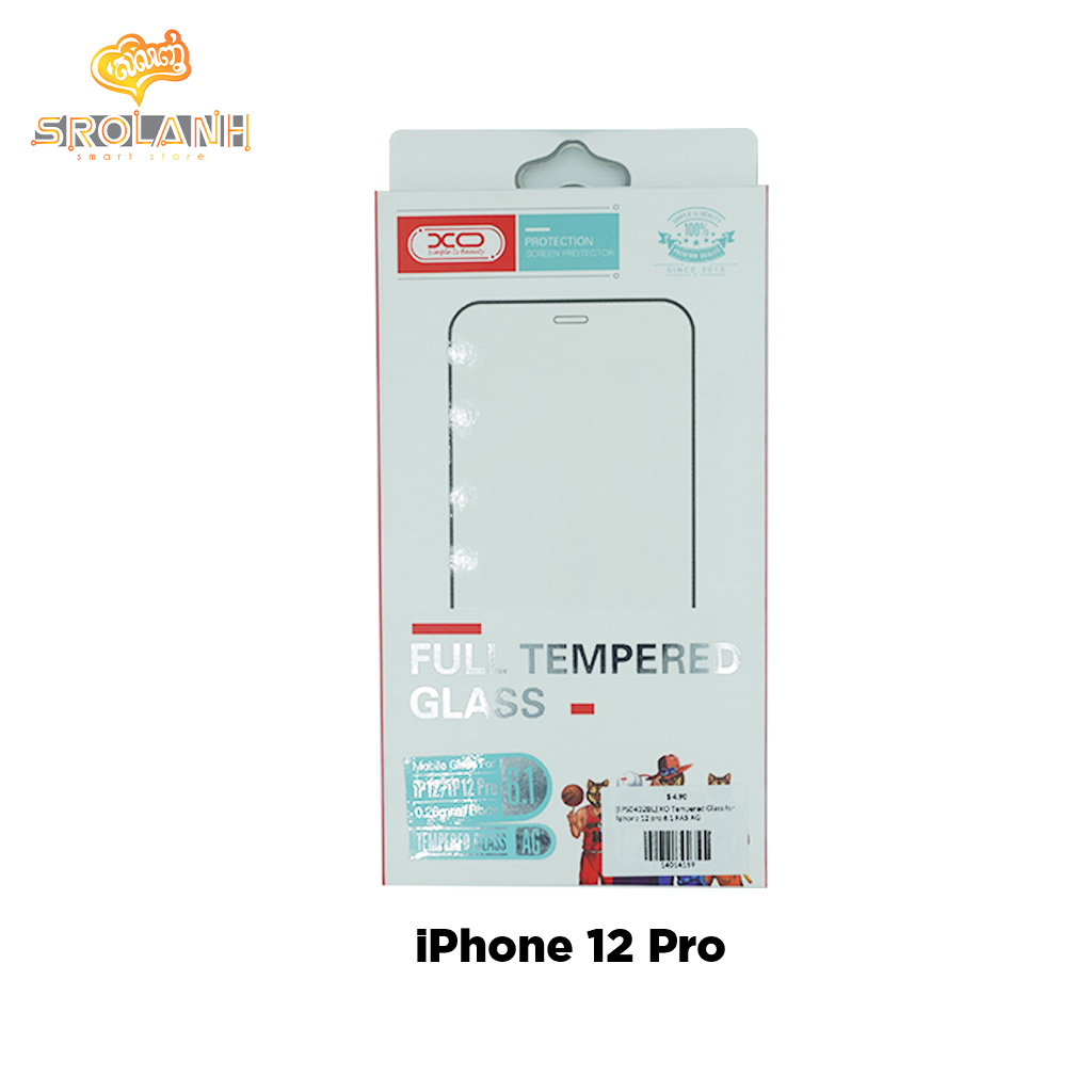 XO Anti peeping Tempered Glass for Iphone 12 pro 6.1 FC3