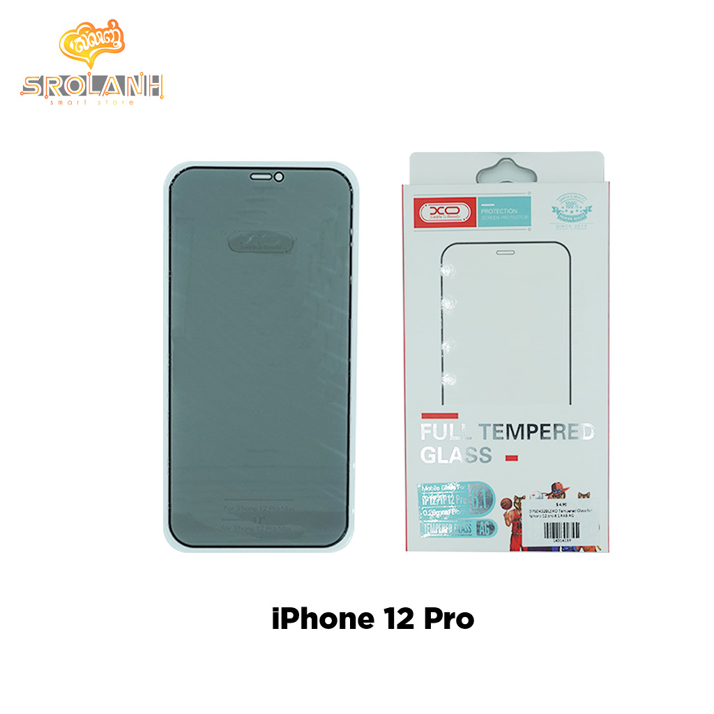 XO Anti peeping Tempered Glass for Iphone 12 pro 6.1 FC3