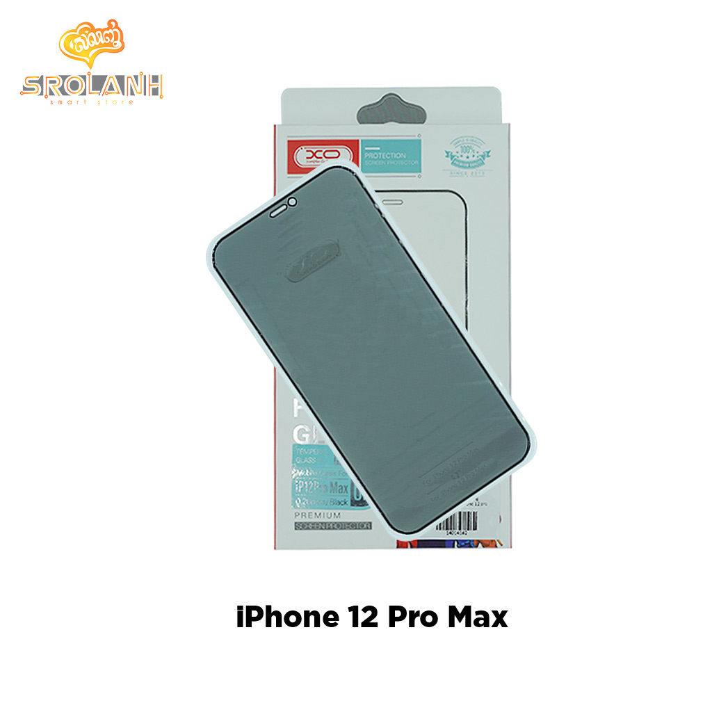 XO Anti peeping Tempered Glass for Iphone 12 pro Max 6.7 FC3