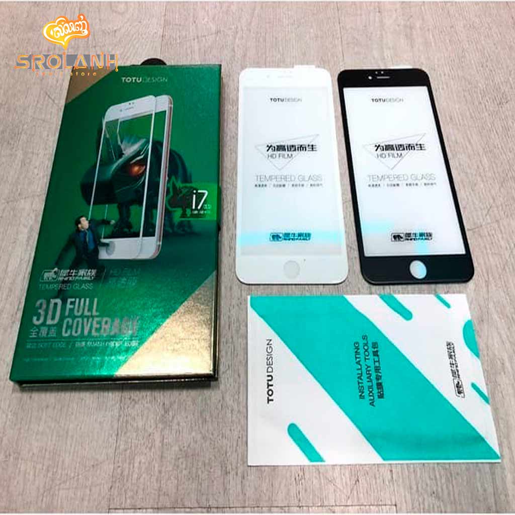 Totu 0.23mm Tempered glass 3D full coverage for iphone7