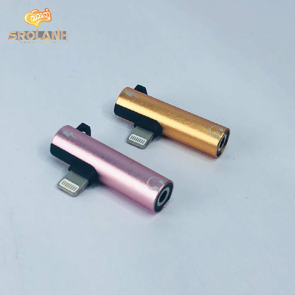 LIT The Type-c (input) for Type-c female + 3.5 mm female connector adapters FCADT-09