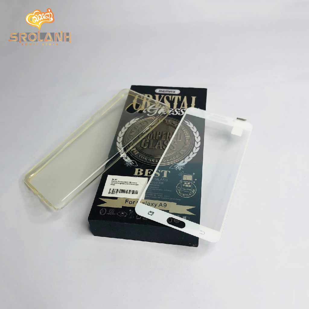 Remax Crystal(SAM A9) set of tempered glass and phone case