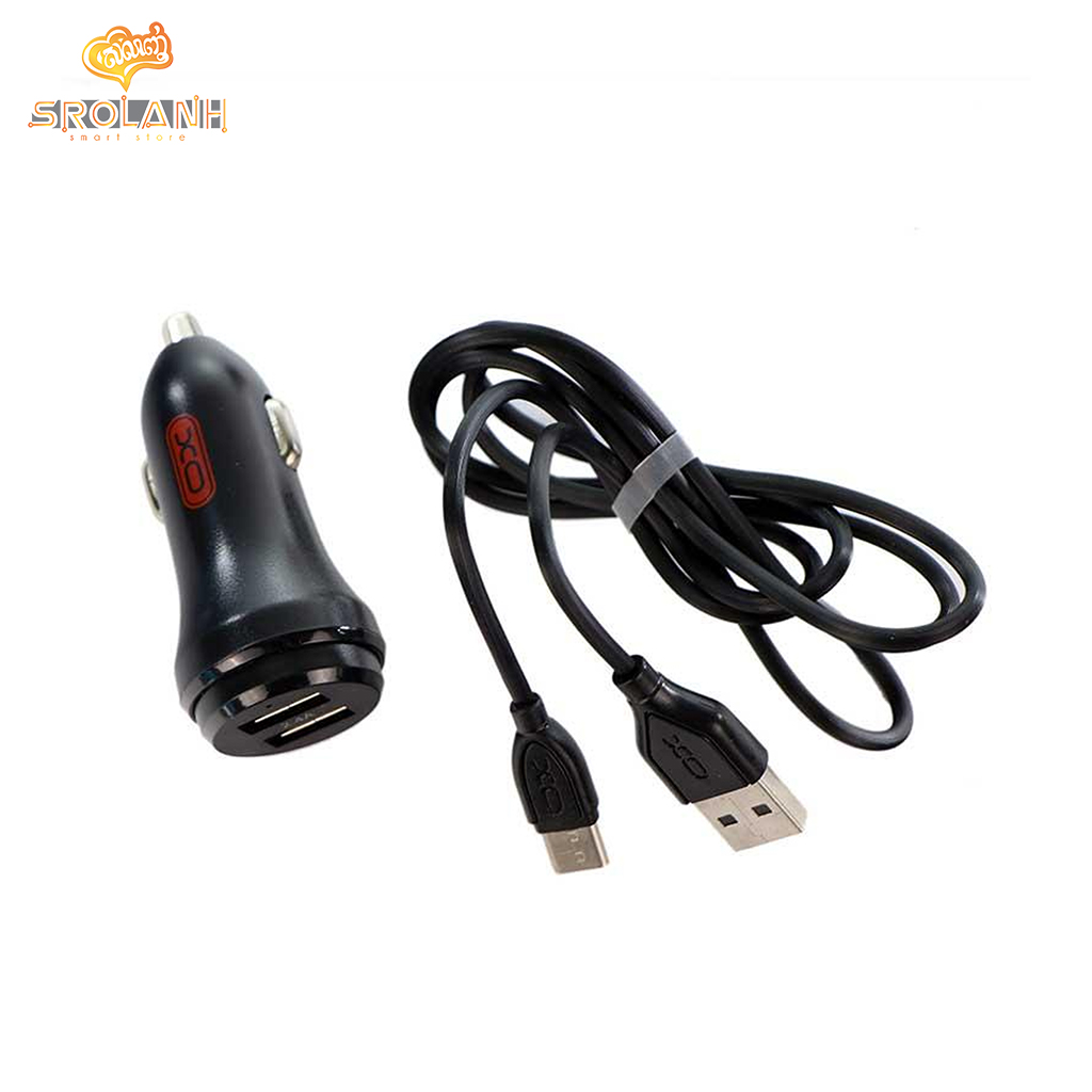 XO-CC-08 Dual USB car charger suit Micro