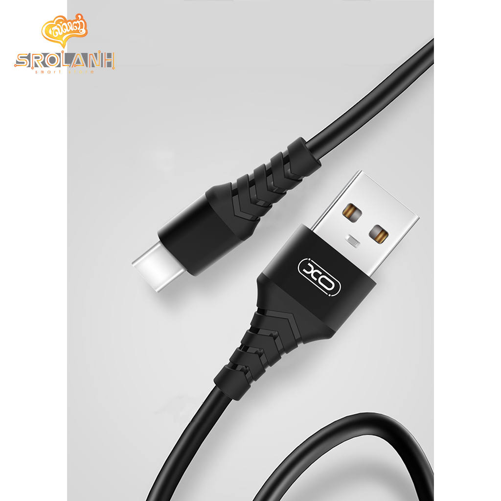 XO Aluminum Alloy Silica Gel USB Cable Type-C 1000mm NB129