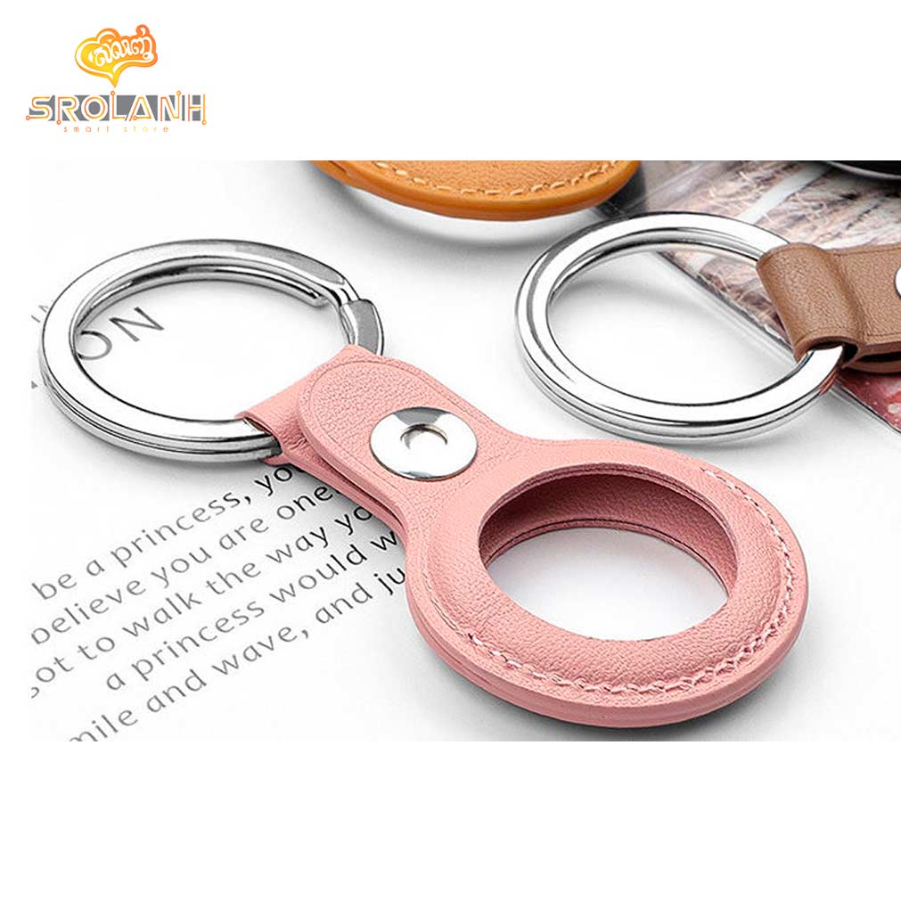 Keychain PU AirTag case