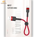 XO NB117 Convenient usb cable with clip type-c 25cm
