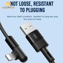 XO Elbow Design Play Game USB Cable for Lightning NB152