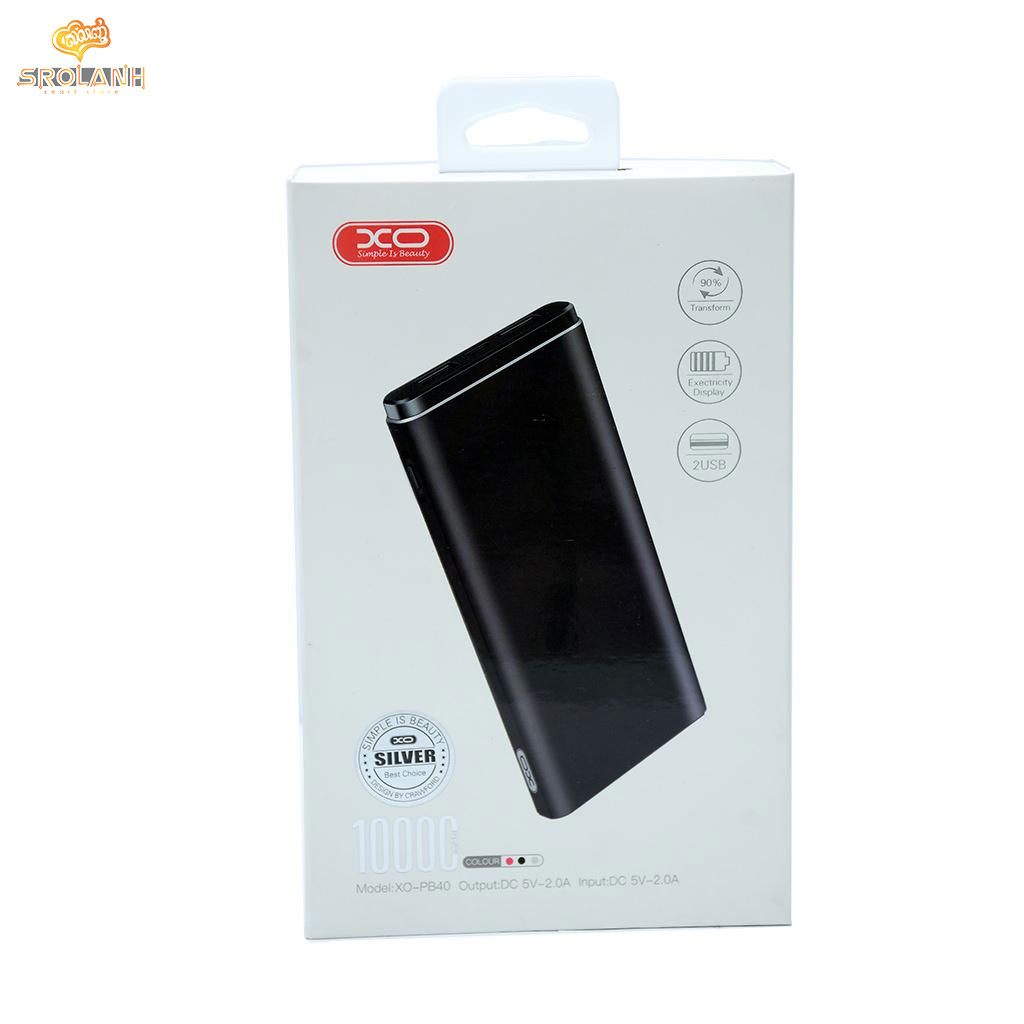 XO-PB40 Metal power bank real 10000mah