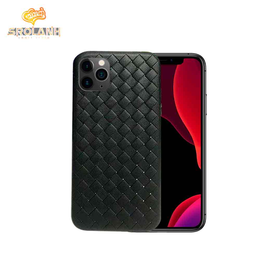 XO Chanyi serise BV woven pattern TPU case with lanyard hole for iPhone 11 Pro Max