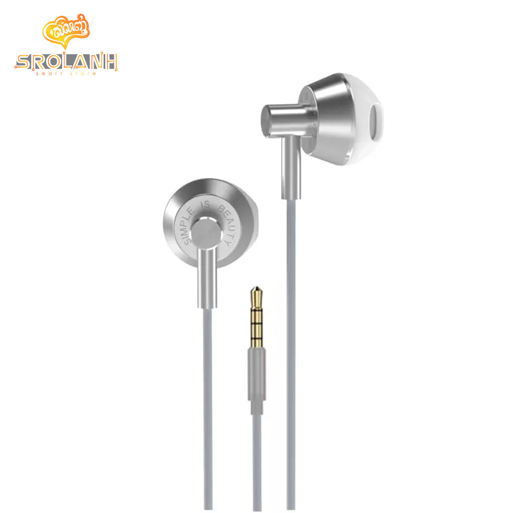 XO EP34 Metal Half In-ear Earphone 1.2m