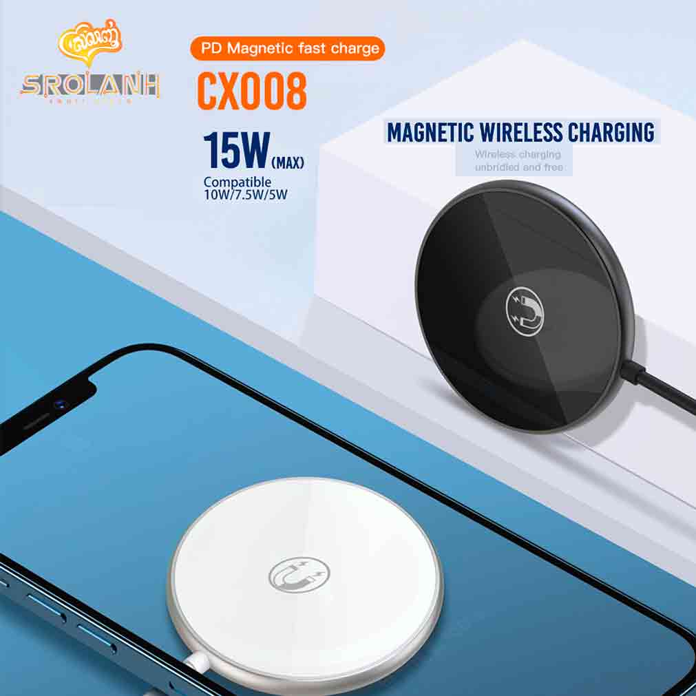 XO CX008 15W Magnetic Wireless Charger