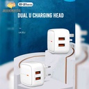 XO L61 12W (EU) TWO USB Port 2.4A Travel Charger