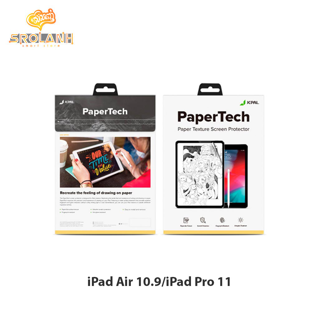 JCPAL PaperTech Paper Texture for iPad Air 10.9/iPad Pro 11 (2018/2020/2021)